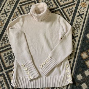 Loft | Button Side TurtleNeck